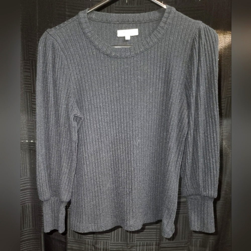 EUC Madewell Black Ribbed Top